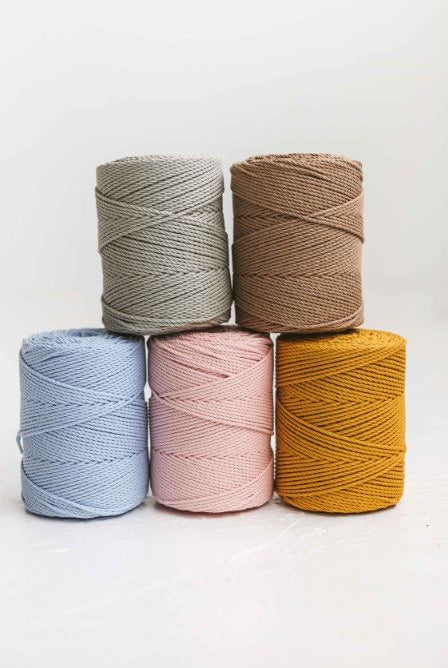 3mm twisted cotton cord