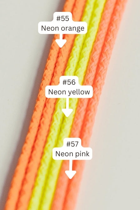 3mm macrame cord Neon yellow