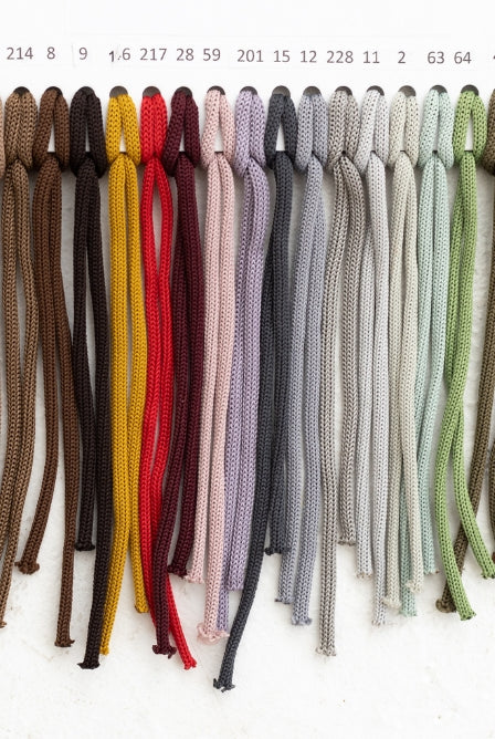 4mm braided macrame cord colors