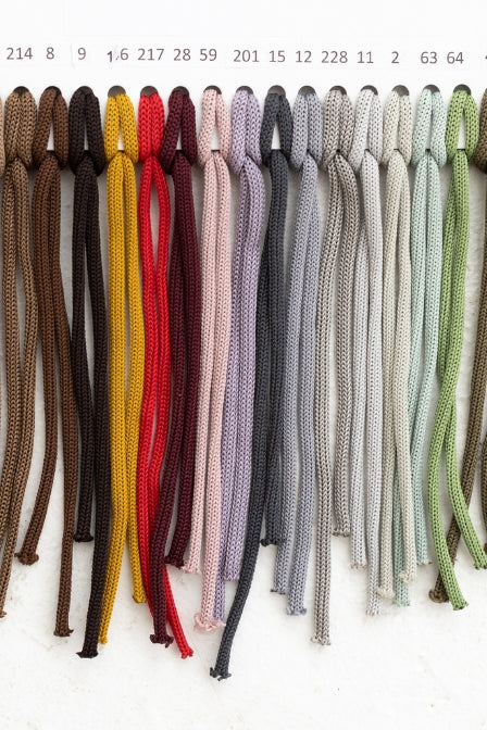 4mm braided macrame cord colors
