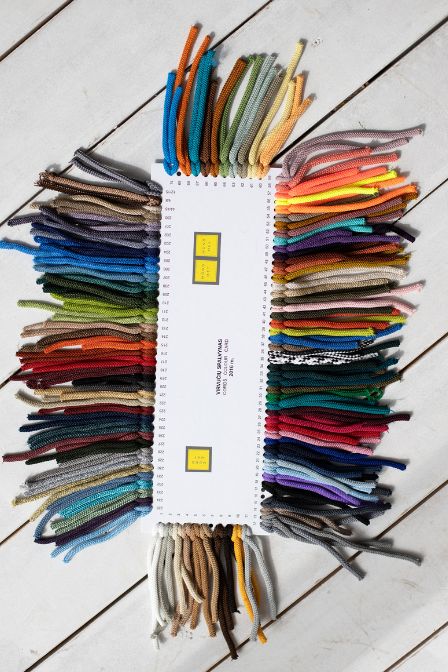 Color Corad 6mm and 3mm cord color samples card – MonoMey Studio
