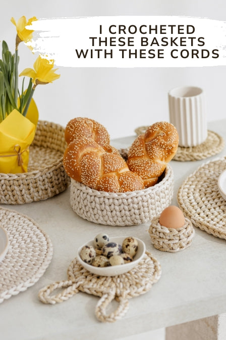 Crochet with macrame cord