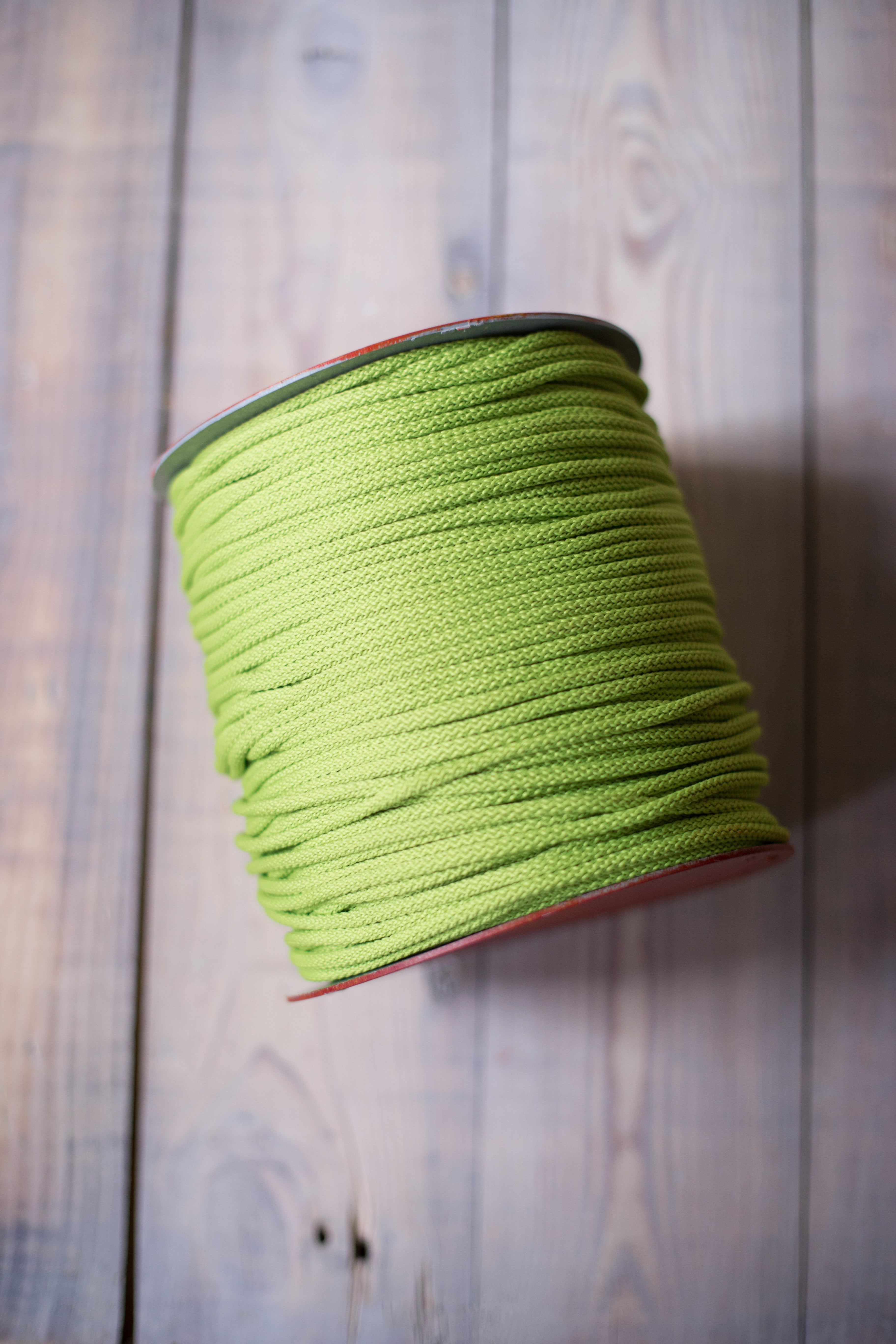 Light green macrame cord 6mm
