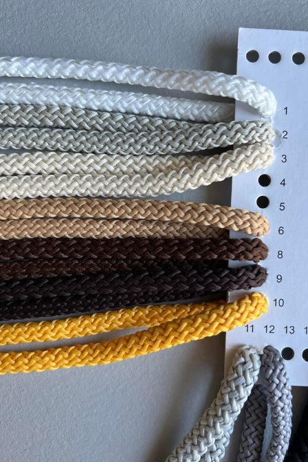 8mm macrame cord brown colors