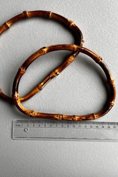 Bamboo handles for bags.