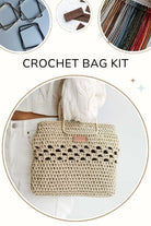 Best crochet kits Golden day bag with metal handles