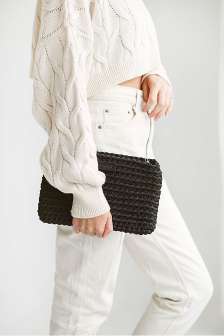 Black clutch stylish