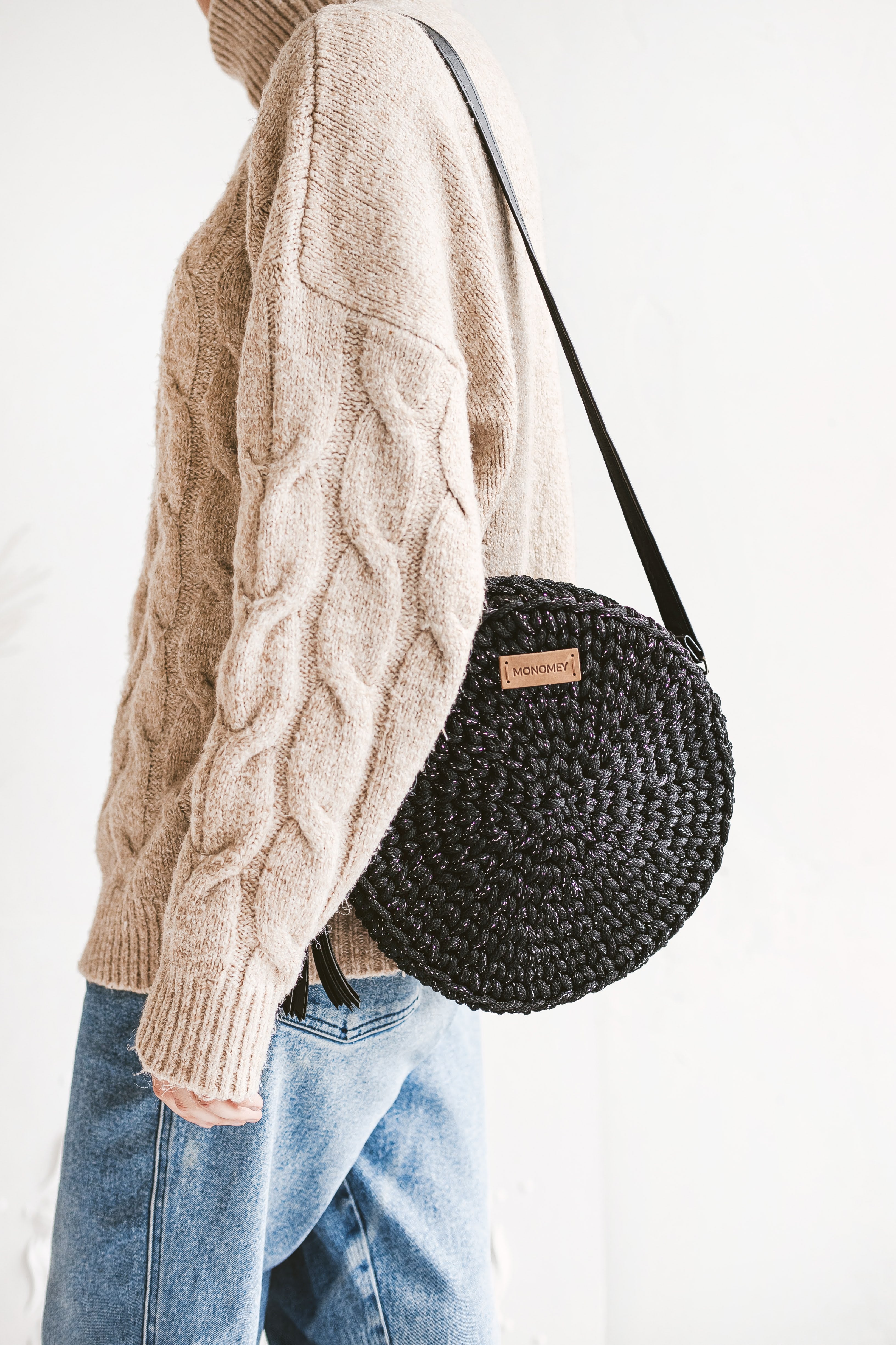 Black crochet bag Knox Dream