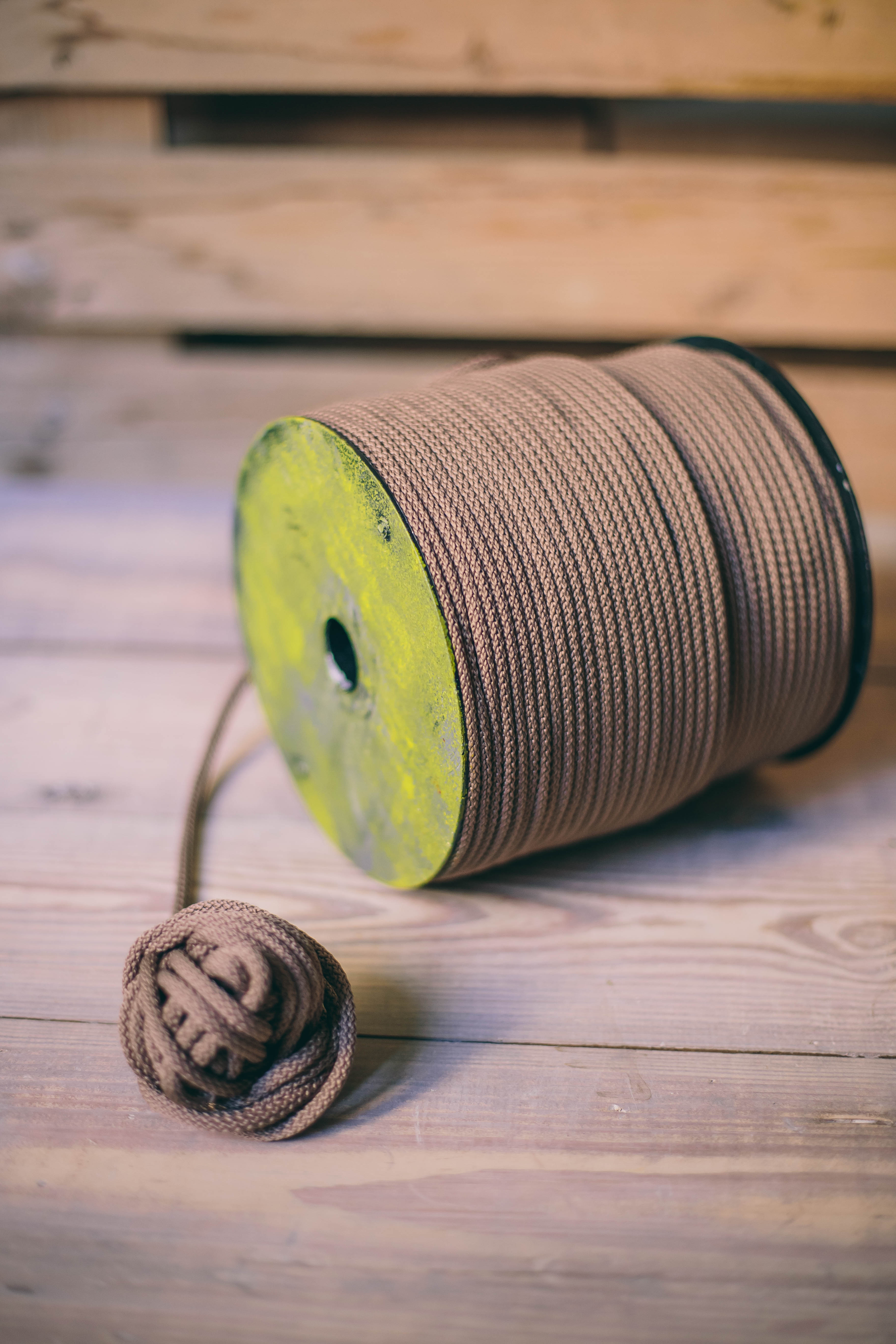 Coconut brown macrame cord