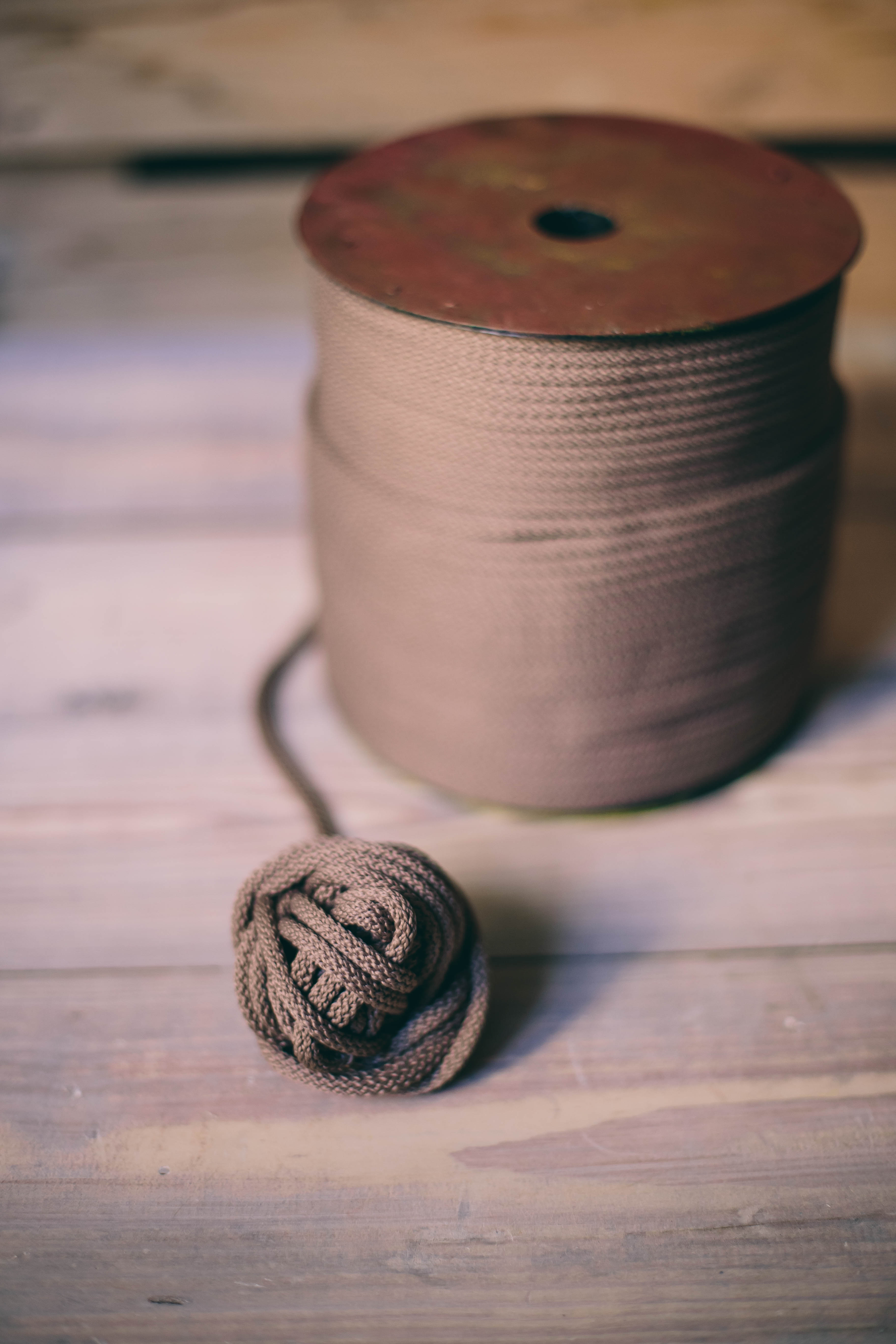 Coconut brown macrame cord