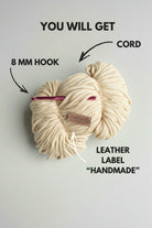 Complete crochet tote bag kit for beginners contents