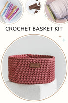 Medium crochet basket kit