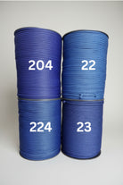 3mm braided macrame cord in Blue