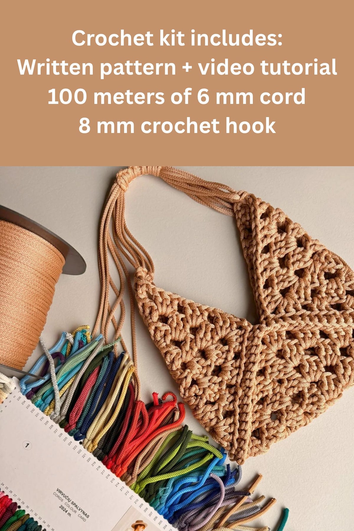 Crochet kit for beginners with materials, what is included.