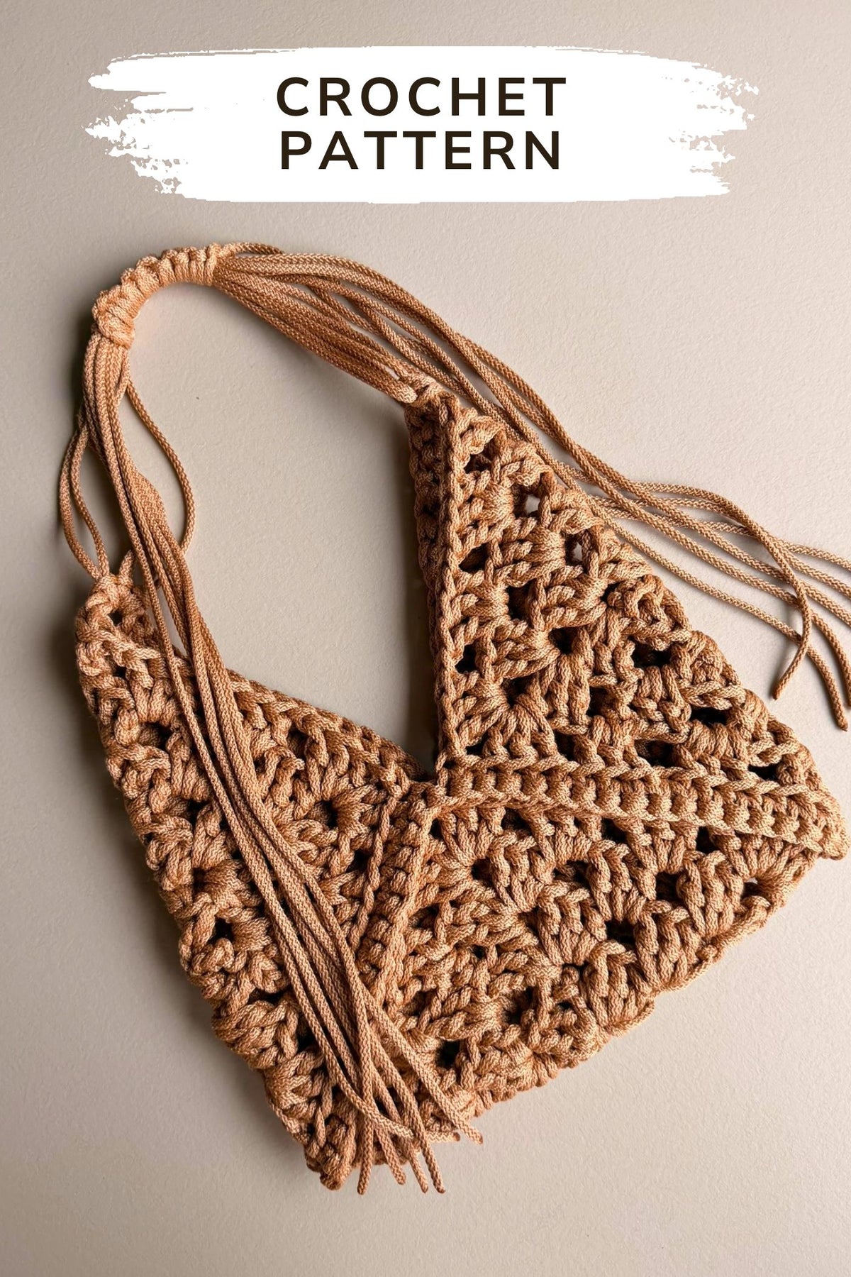 3 Granny Square Crochet Bag Pattern and Video Tutorial - final crochet bag