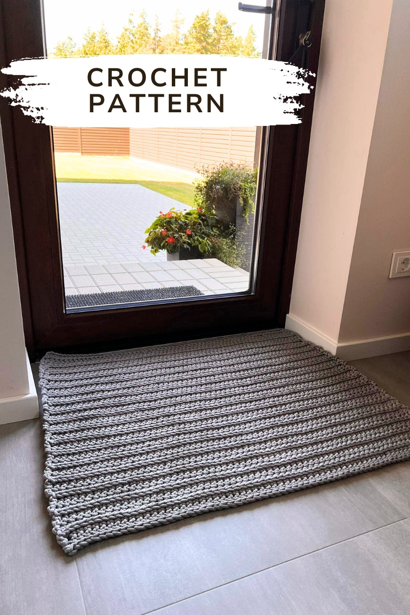 Free crochet rug pattern