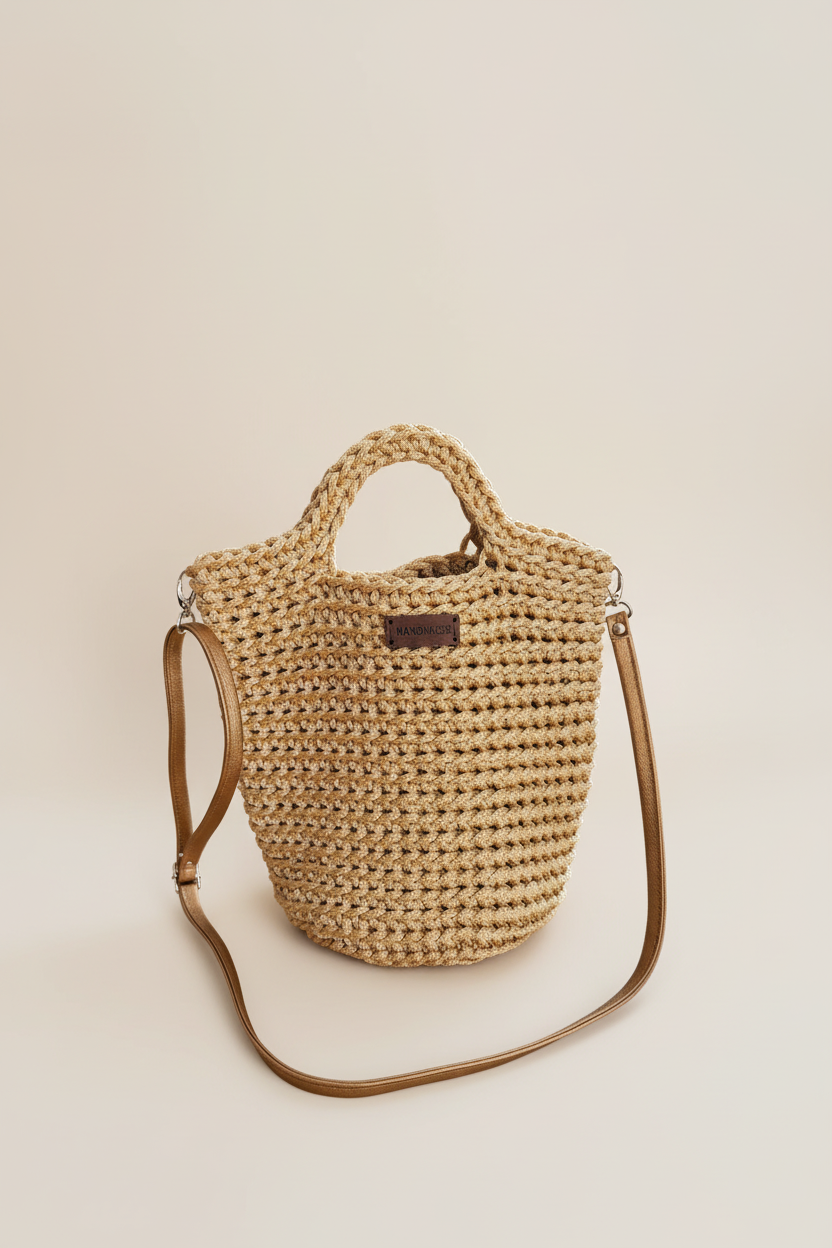 Finished Golden Ally bag in luxurious golden color