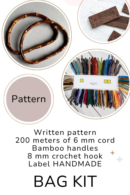 Crochet DIY kit Golden Bag