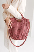 Crochet DIY kit pink bag