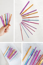 Metal crochet hooks