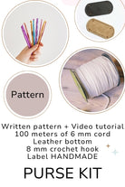 Crochet purse kit Cute purse