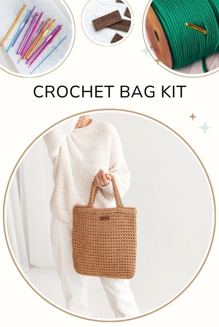 Crochet bag DIY kit Sandy morning