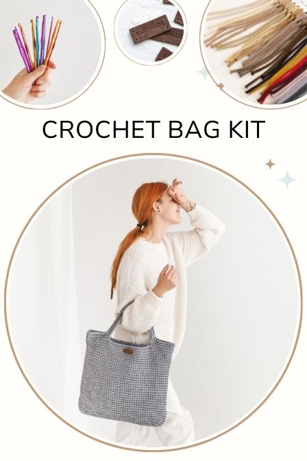 Crochet bag kit for beginners