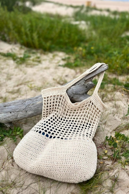 Crochet beach bag