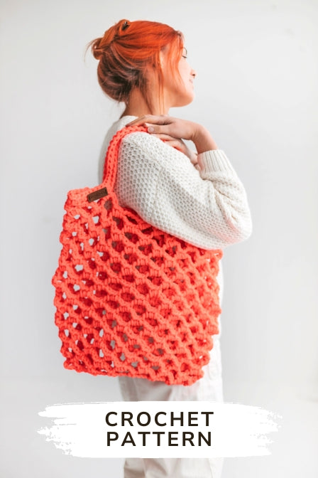 Crochet beach bag pattern + video tutorial