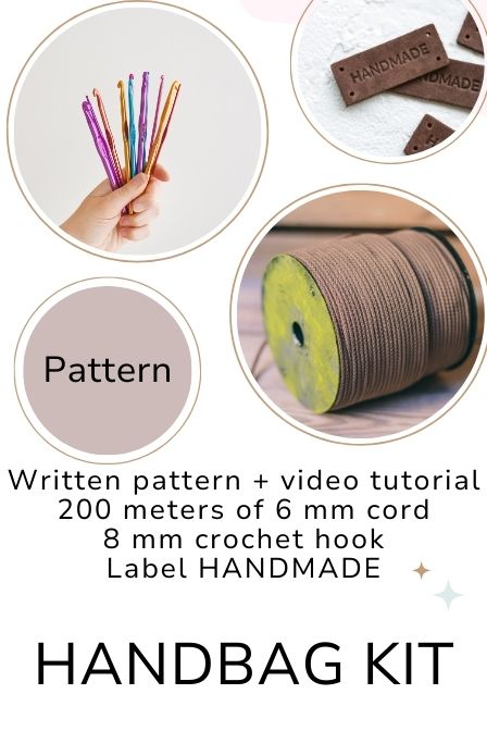 Crochet handbag kit