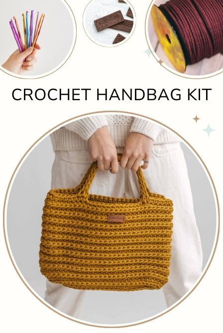 Crochet handbag kit Cute Aurelia