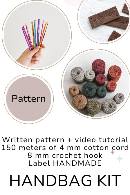 Crochet handbag kit