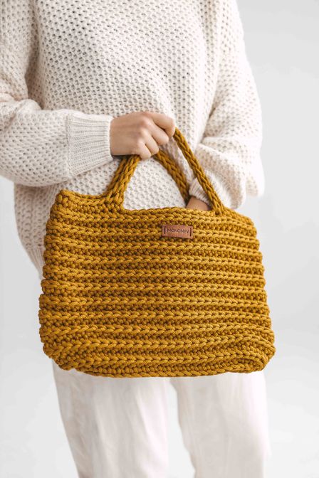 Crochet handbag kit monomey