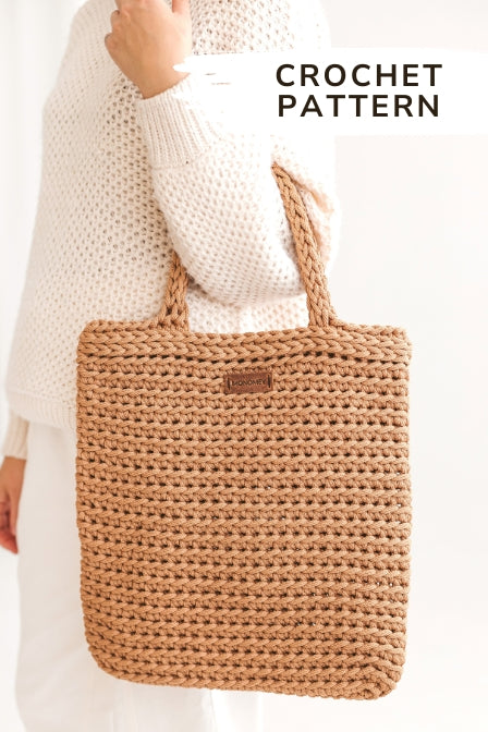 Crochet macrame bag pattern Sandy morning