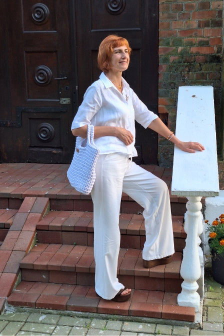 Crochet summer tote bag pattern and crochet tutorial