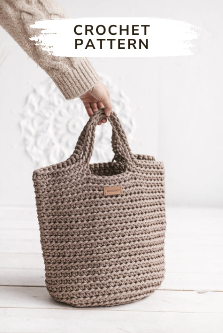 Crochet tote bag pattern Number One
