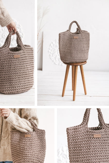 Easy crochet tote bag pattern