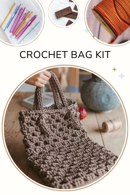 DIY crochet kit Charlotte bag