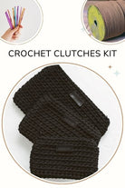 DIY crochet kits 3 clutches