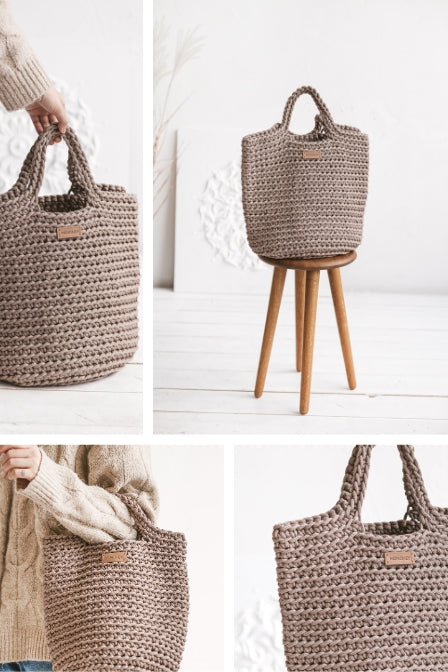 DIY crochet kit tote bag