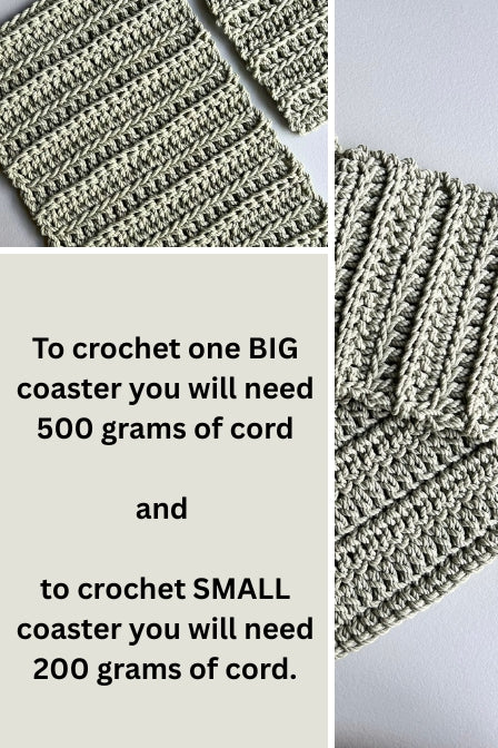 Crochet coaster FREE pattern