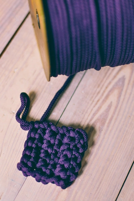 Dark blue macrame cord 6mm