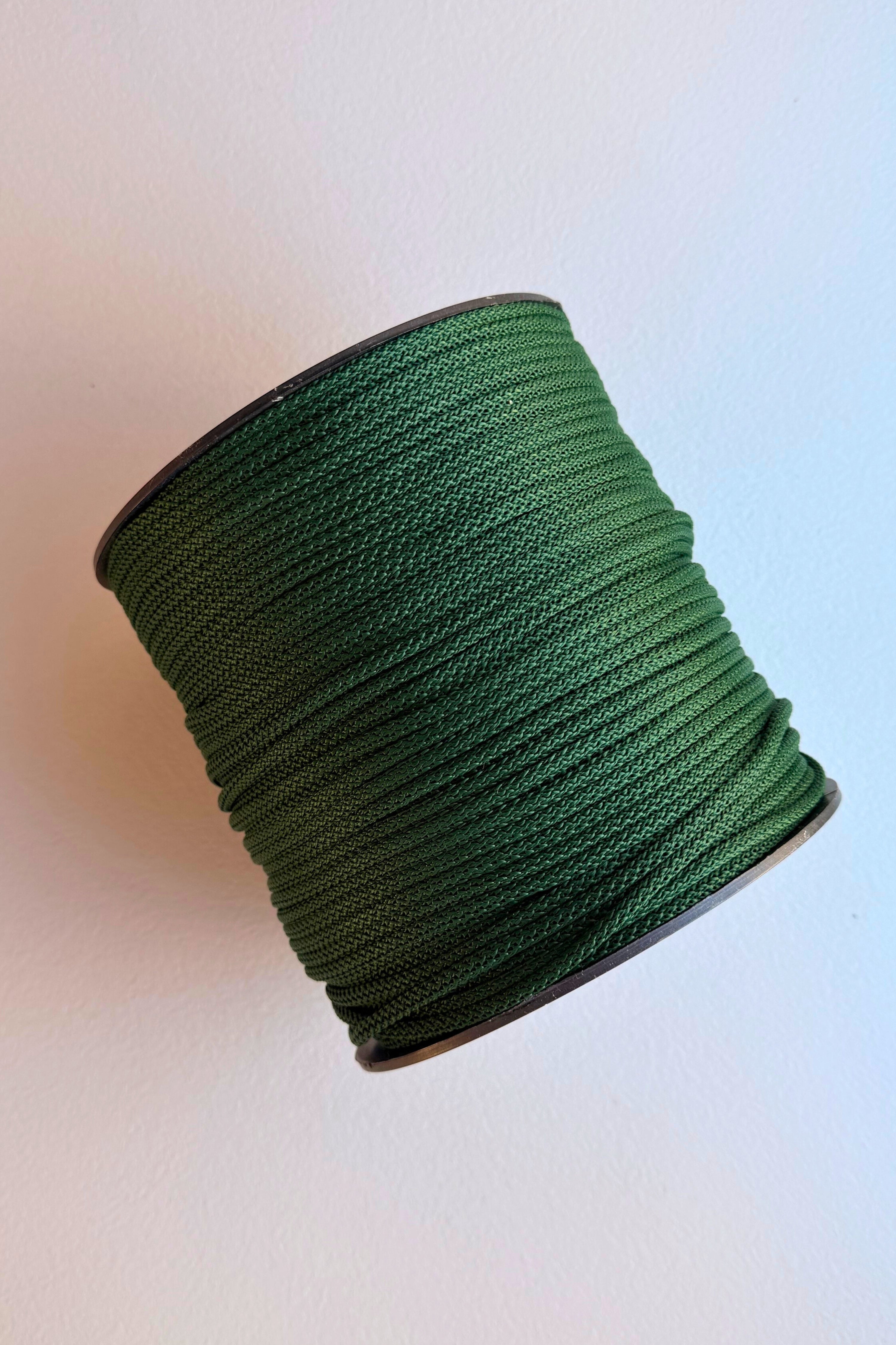 Dark green macrame cord 6mm premium polyester rope