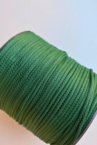 Dark green macrame cord 6mm color detail