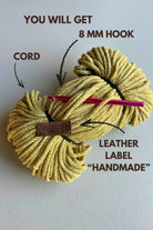 Golden crochet basket kit