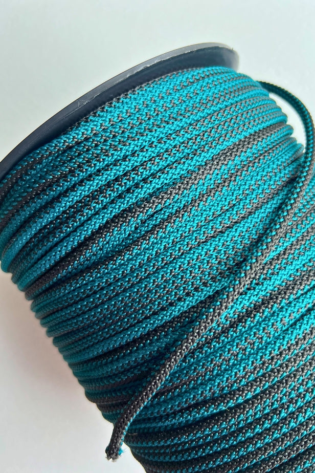 6 mm macrame cord green