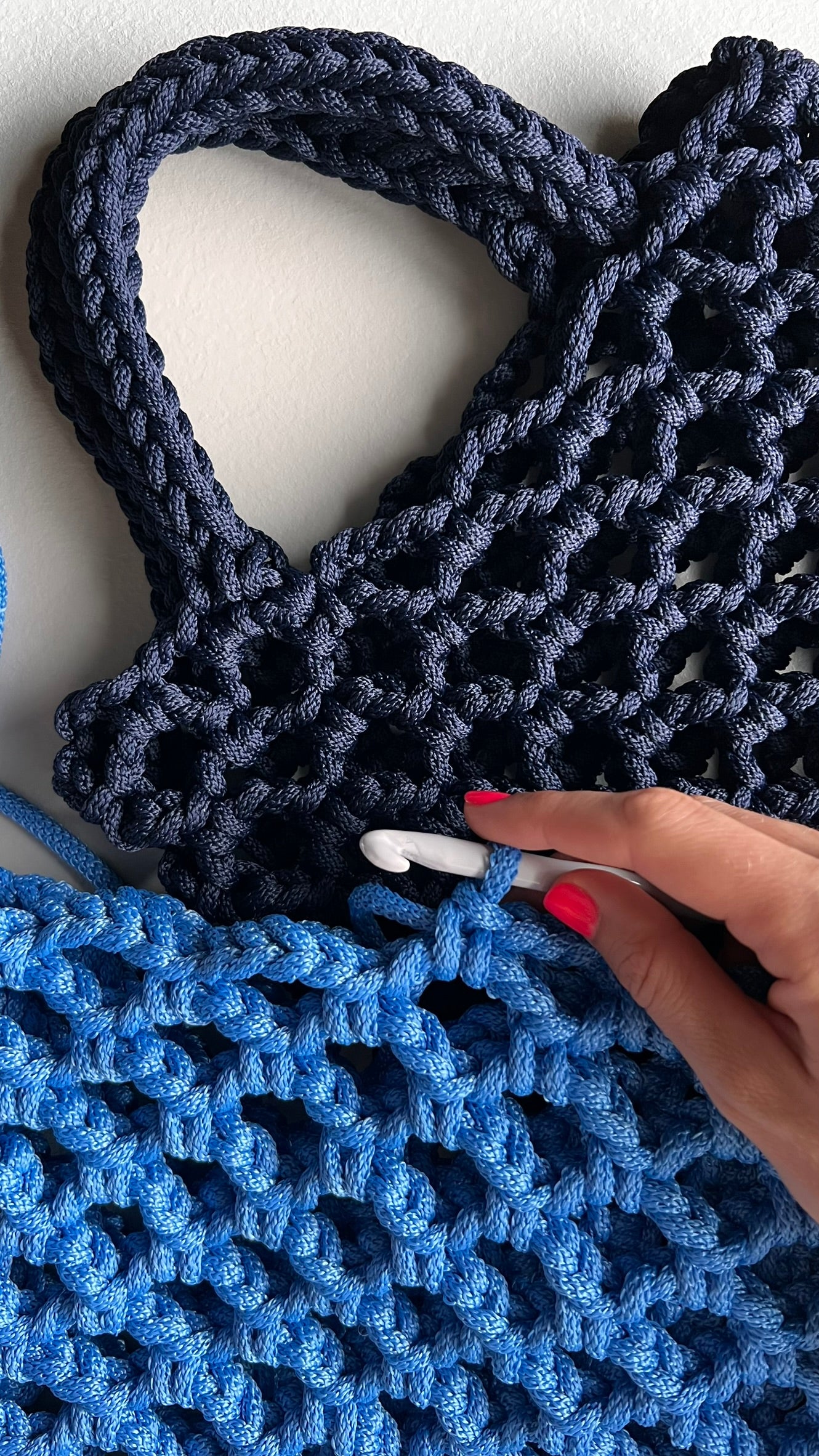 Easy crochet beach bag pattern