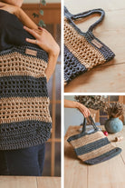 Beginner crocheting June bag details