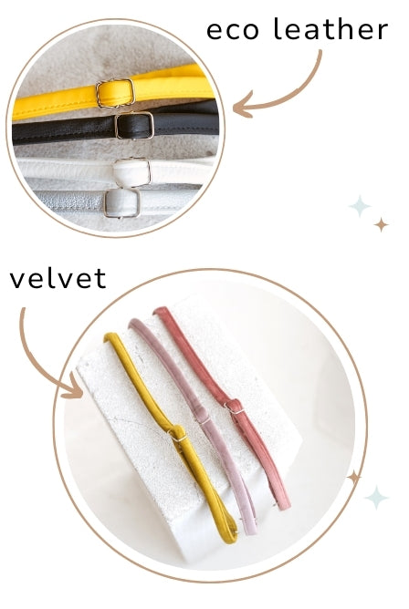 Yellow and pink Straps for bags