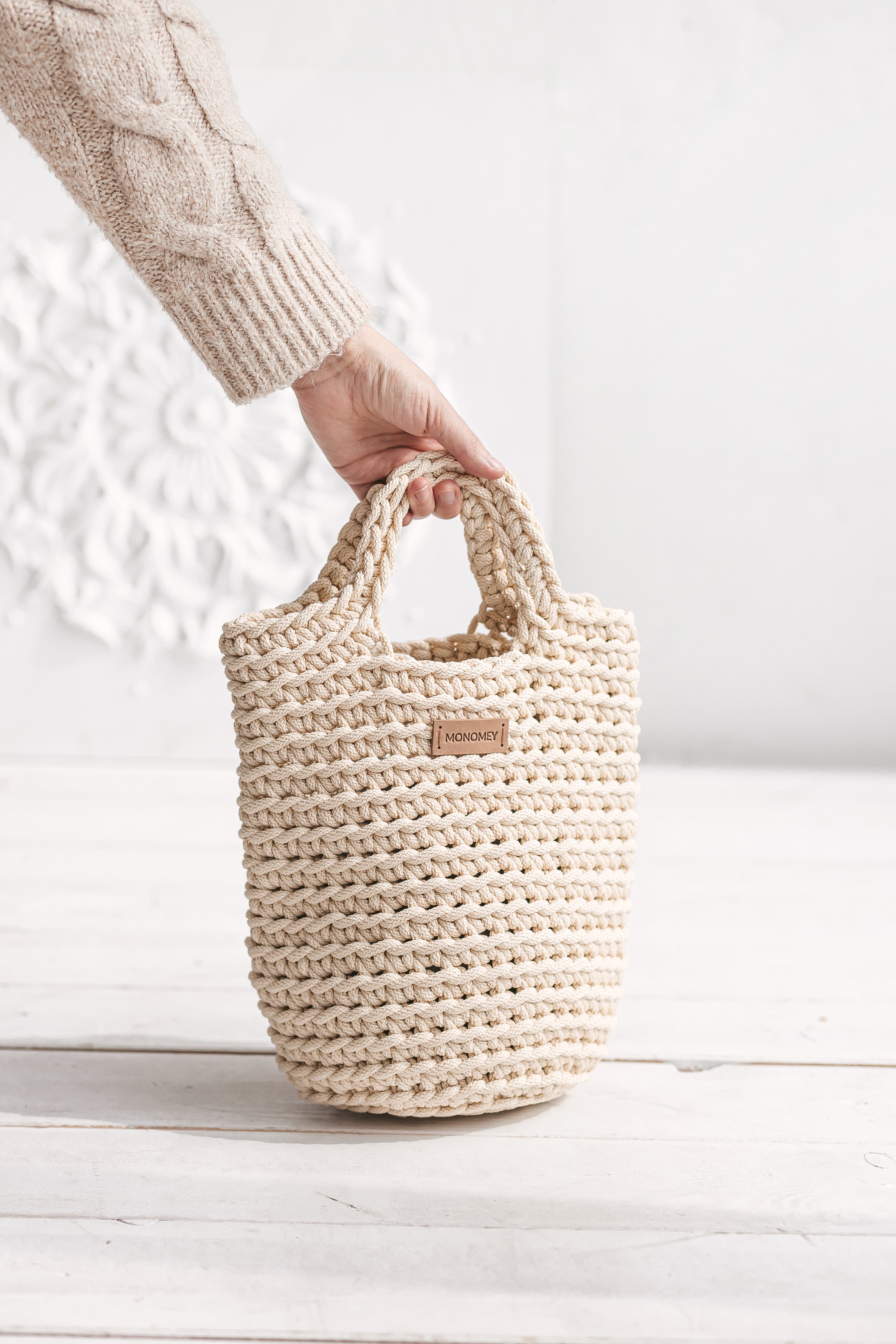 UMBRO■Crochet Mini Tote Bag■送料込 Handmade crochet bags for sale online | MonoMey Studio